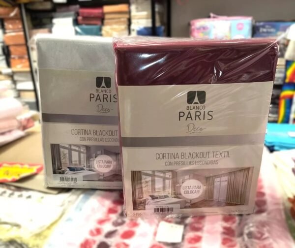 Cortinas blackout Blanco Paris