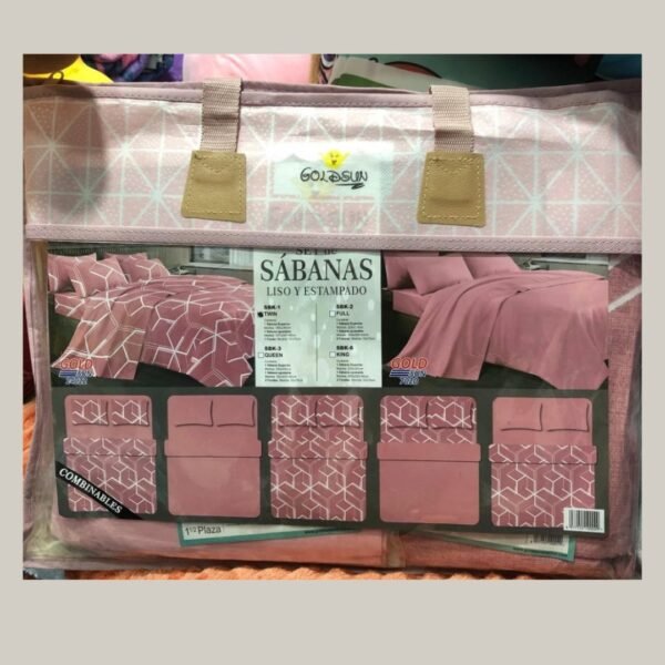 Sabanas 2 en 1 de 2 Estampado/lisos - Image 2