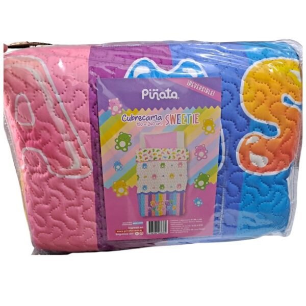 Cubrecama Piñata 1 Plaza Infantil + Funda Almohada cubrecama Piñata - Image 4