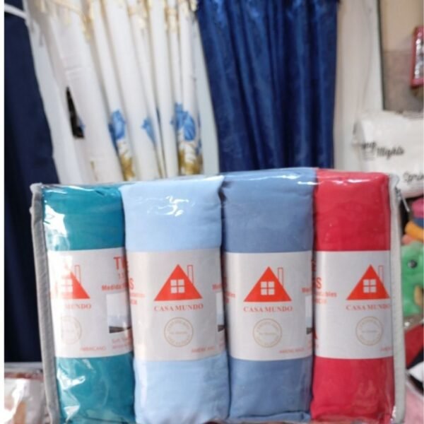 Pack de 4 Sabanas Ajustables Full - Image 3
